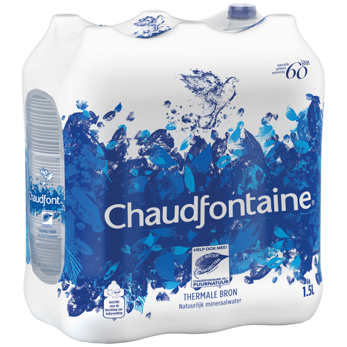 Chaudfontaine Blauw PET 6x1