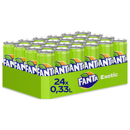 Fanta Exotic NO SUGAR NL Blik 24x33cl 5000112661880