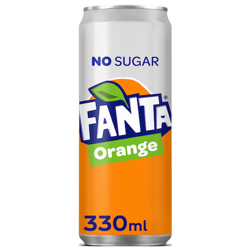 Fanta Orange ZERO NL Blik 24x33cl 5000112661934