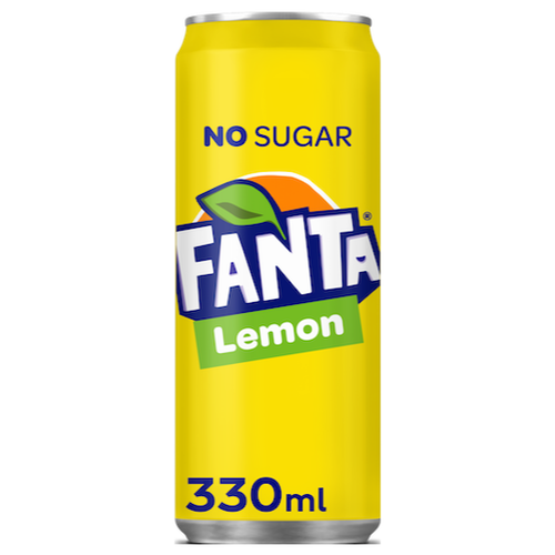 Fanta Lemon NO SUGAR NL blik 24x33cl 5000112661903