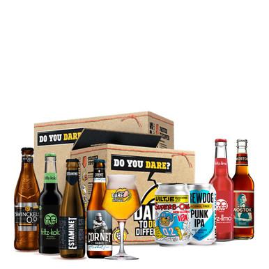 Alcoholarm bier&Craft frisdrank pakket met glas 9509851738236