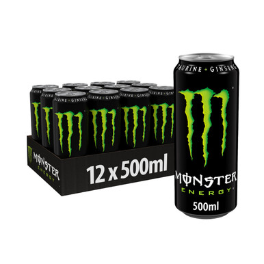 Monster Energy Original Green 12x500ml - met omdoos 5060166690694