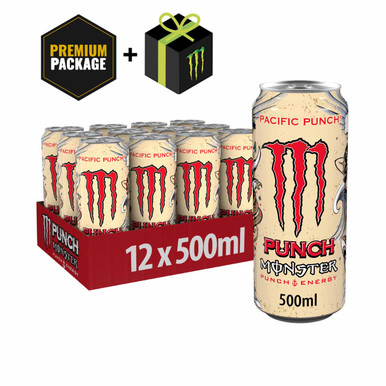 Monster Energy Pacific Punch 12x500ml - met omdoos 5060639127702