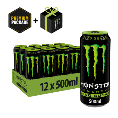 Monster Energy Green Zero Sugar blik 12x500ml 5061013940559