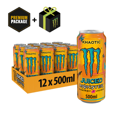 Monster Energy Khaotic blik 12x500ml 5060947543645