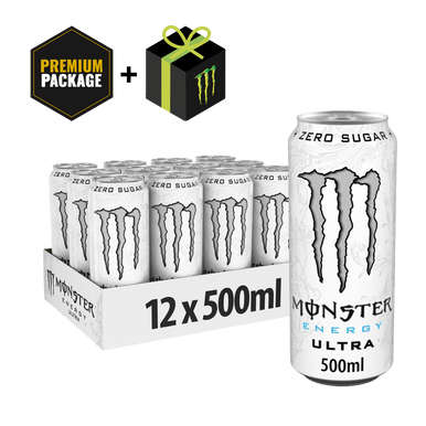 Monster Energy Ultra White blik 12x500ml 5060947543218